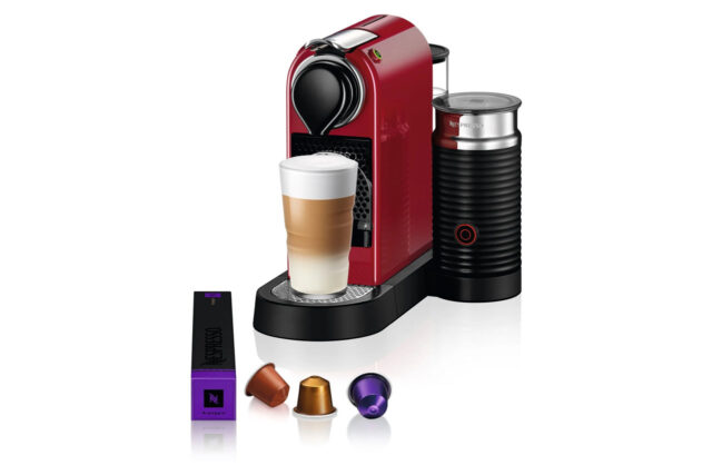 Nespresso Aparati za kafu Citiz and Milk Red C123-EUCRNE2-S