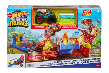 Hot Wheels Monster truck set sa ispaljivačem - Igračke za dečake
