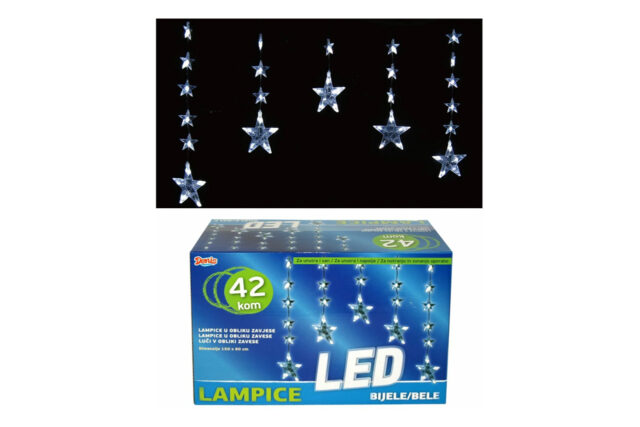 Novogodišnja rasveta LED Lampice zavesa 42 kom 52-183000