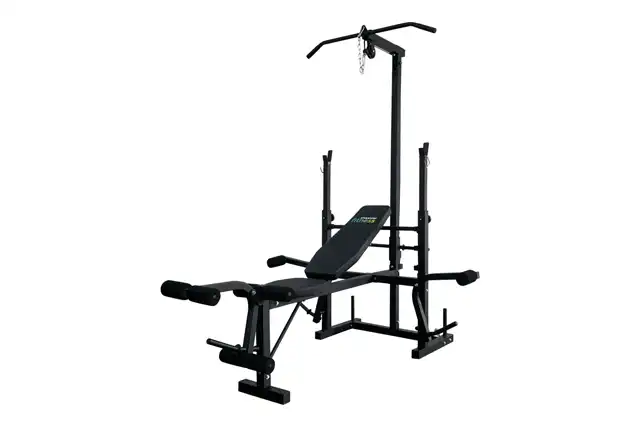 Shoppster fitness Multifunkcionalna klupa za benč sa lat dodatkom BK5 - Sprave za vežbanje